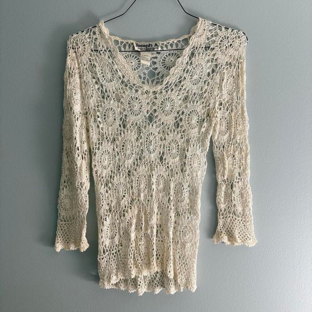 Joseph-a Women's Cream and White Blouse